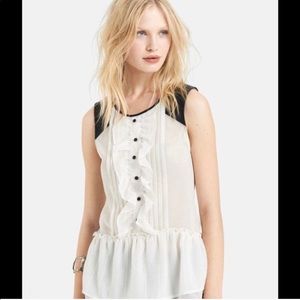 Free the people ruffled Blouse